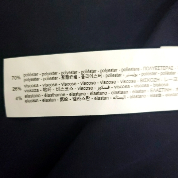 Zara~Men's Size 32 (35×29)~Gray Dress Pants Wrinkle Recovery, Relax Fit Stretch - Picture 9 of 14